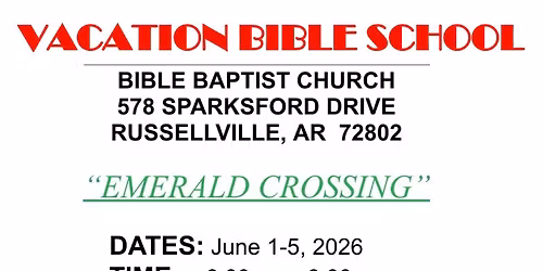 VACATION BIBLE SCHOOL 2026