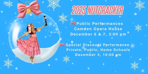 The Nutcracker Ballet for Midcoast Schools. Discounted performance tickets www.AtlanticBalletCo.com