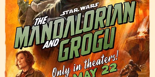 The Mandalorian and Grogu (Open Caption Showing)