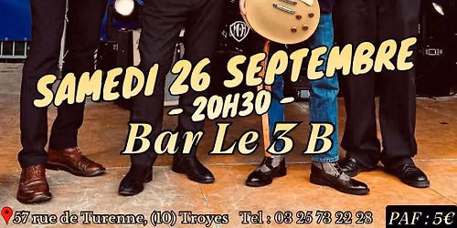ROBIN CARRESSE COMBO AU 3B SAMEDI 26 SEPTEMBRE \u00c0 20H30