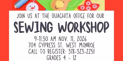 Holiday Sewing Workshop