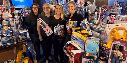 14th Annual toy drive supporting SPARCC, Mothers Helping Mothers, CPC and Children First!!