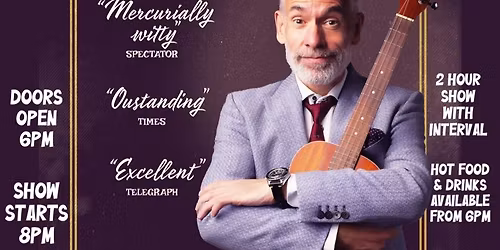 Dominic Frisby in Battle, Sussex: An Evening of Comedy, Songs and Satire