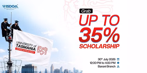 WISDOM EDUCATION presents University of Tasmania Application Day