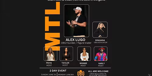 Learn How to Trade with OBG: 2 Day In-Person Event in MTL