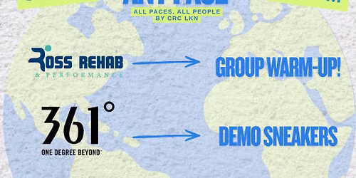 GLOBAL RUNNING DAY WITH ANY PACE RUN CLUB!