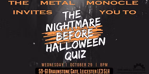 The Nightmare Before Halloween Quiz!