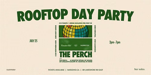 Rooftop Day Party at Bar Soho - The Perch
