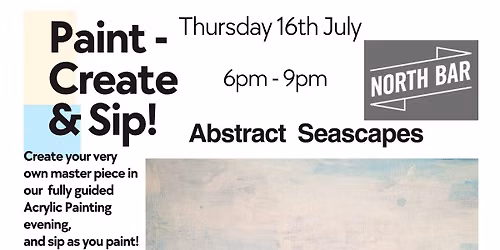 Abstract Seascapes @North Bar Harrogate