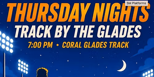 RSVP through Sweatpals: TRACK BY THE GLADES