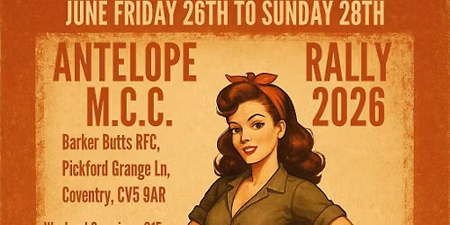 Antelope M.C.C. Rally 2026