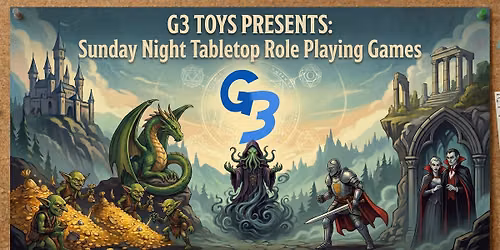 Weekly Tabletop Roleplaying Gaming Sessions