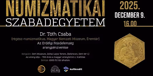 Numizmatikai szabadegyetem - 2. el\u0151ad\u00e1s