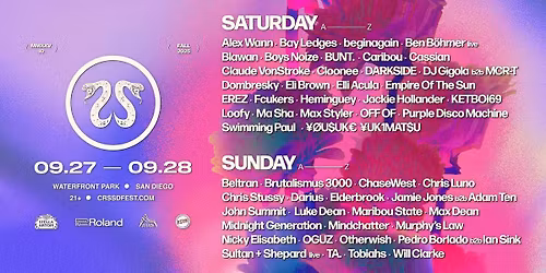 FNGRS CRSSD - Thursday