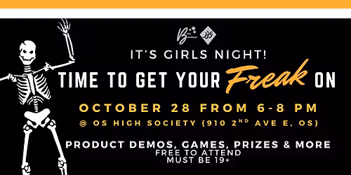 Bold Halloweenie Girls Night