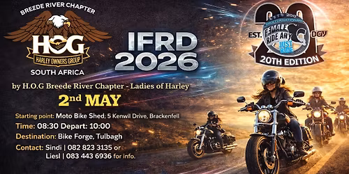 IFRD 2026 by Breede River Chapter Harley Owners Group