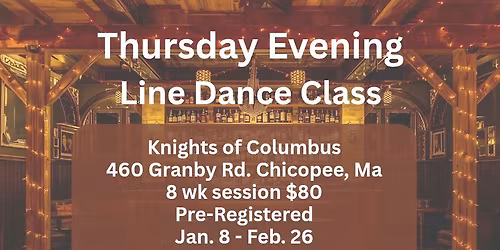 Country Line Dance Session-Thursdays