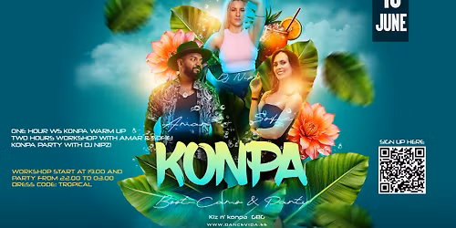 Konpa Bootcamp & Party with Amar, Sofie & DJ NIPZ \ud83d\udd25