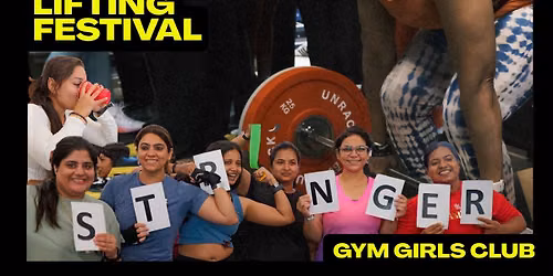 Lifting Festival Pune by Gym Girls Club