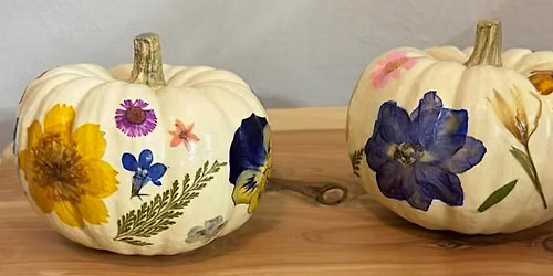 Forever Flower Pumpkin Craft Night at Oscar Carl Vineyard