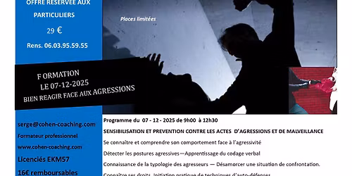 Formation gestion agressions