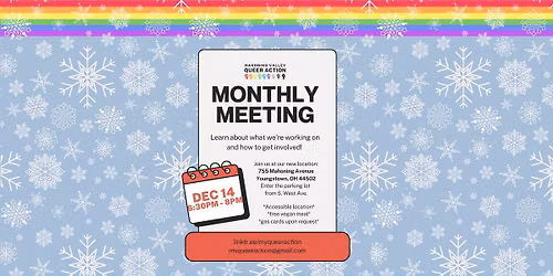 December 2026 MVQA Monthly Meeting