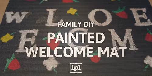 Family DIY - Painted Welcome Mat