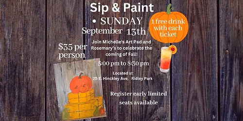 Sip & Paint at Rosemary - September 13