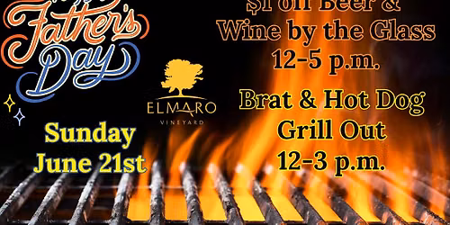 Brat & Hot Dog Grill Out and $1 off Beer & Wine by the Glass