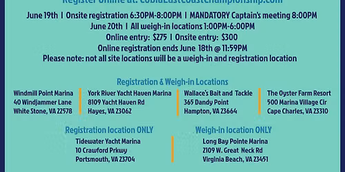 8th Annual Cobia East Coast Championship