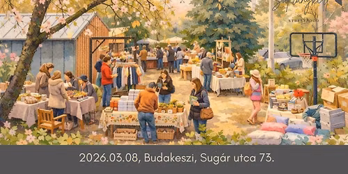 Tavaszk\u00f6sz\u00f6nt\u0151 piac a S\u00e1fr\u00e1nykertben