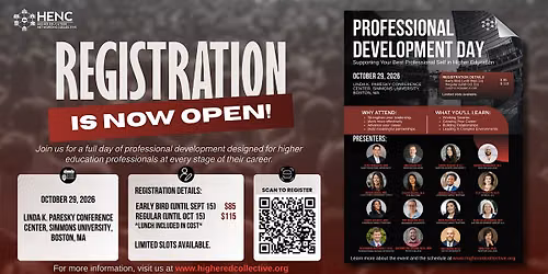 Higher Education Professional Development Day