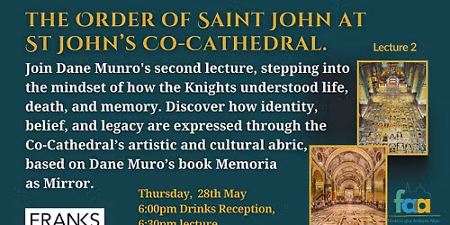 the Order of Saint John at St John\u2019s Co-Cathedral.