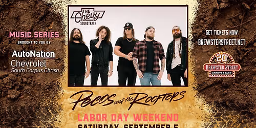Pecos and the Rooftops @ Brewster Street Icehouse | Corpus Christi, TX