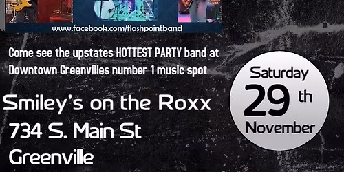 FlashPoint Turkey Day Hangover Party at Smileys