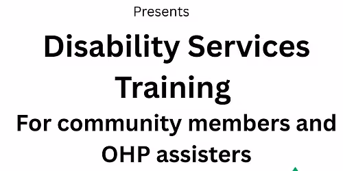 Disability Services Training