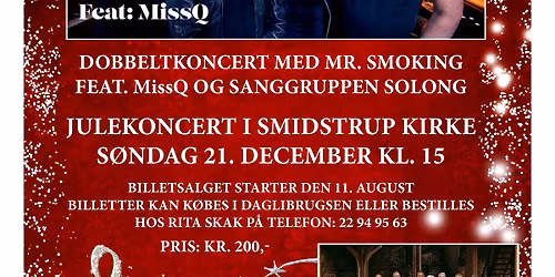 Julekoncert i Smidstrup kirke