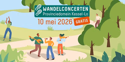 Gratis wandelconcerten in het Provinciedomein Kessel-Lo
