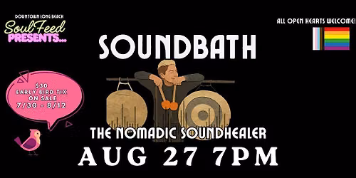 August 27 Soundbath @ Soulfeed