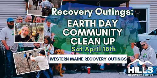 Recovery Outings: Earth Day Community Clean Up & Pizza Party at The HILLS