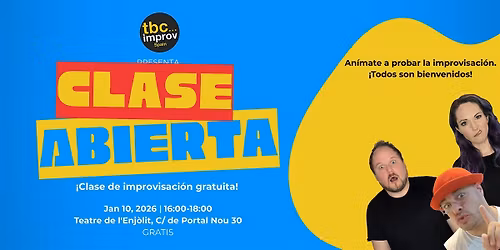 Clase Abierta con TBC Improv Spain