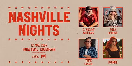 Nashville Nights | Hotel Cecil, K\u00f8benhavn