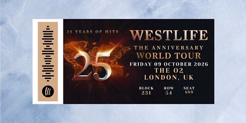 Westlife Birmingham Tickets