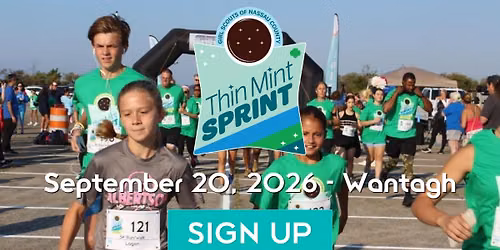 Girl Scouts of Nassau County Thin Mint Sprint 5K Race & 1 Mile Family Walk