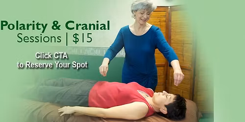 Polarity\/Cranial Clinic - Reserve Space now with link in details