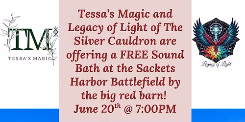 Free Sound Bath at Sackets Harbor Battlefield