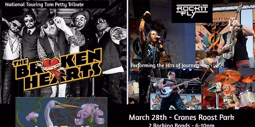Uptown Art Expo Welcomes THE BROKEN HEARTS: National Touring Tom Petty Tribute along with Rockit Fly