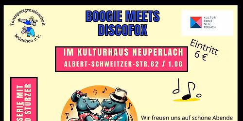 Boogie-Abend im Kulturhaus Neuperlach