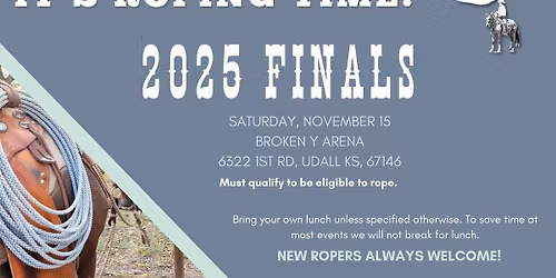 2025 KRRA Roping Finals