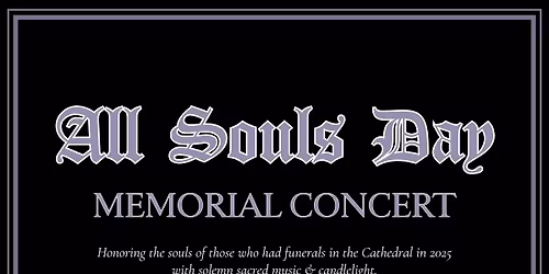 All Souls Day Memorial Concert